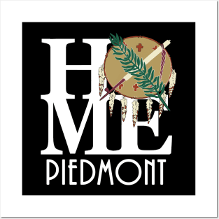 HOME Piedmont OK (white text) Posters and Art